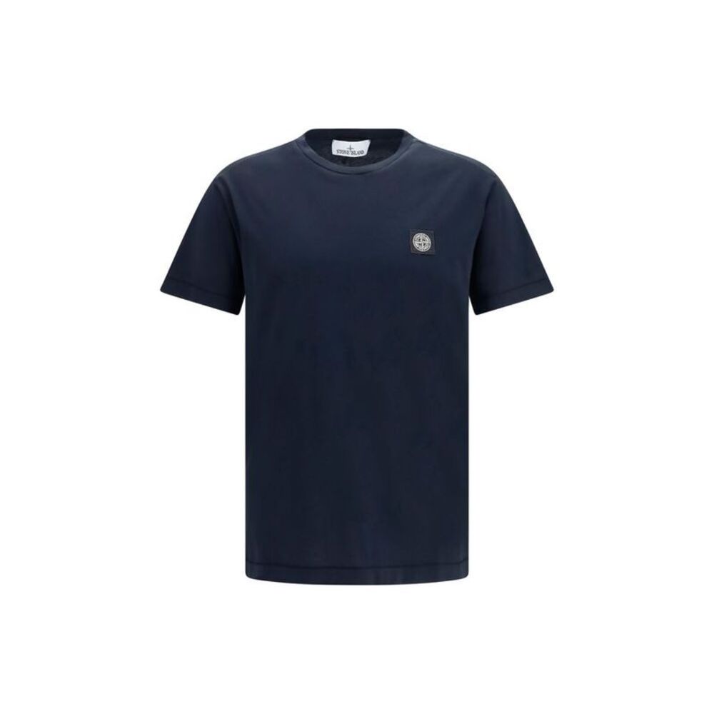 Stone Island Blue Cotton Men's T-Shirt